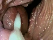 Camara into a vagina 
